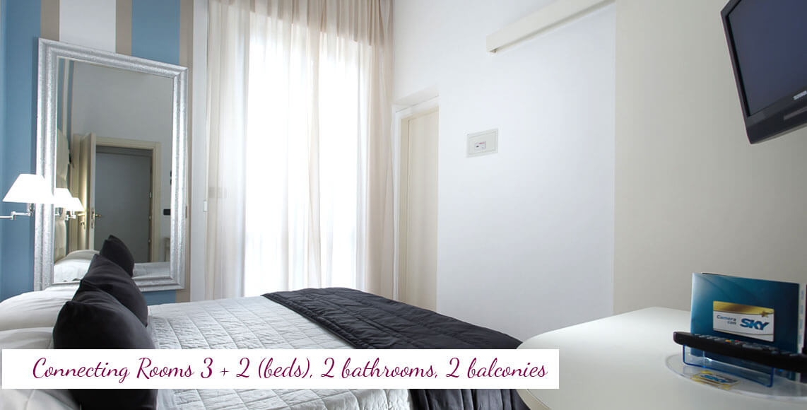 familyroom Hotel Flora Milano Marittima